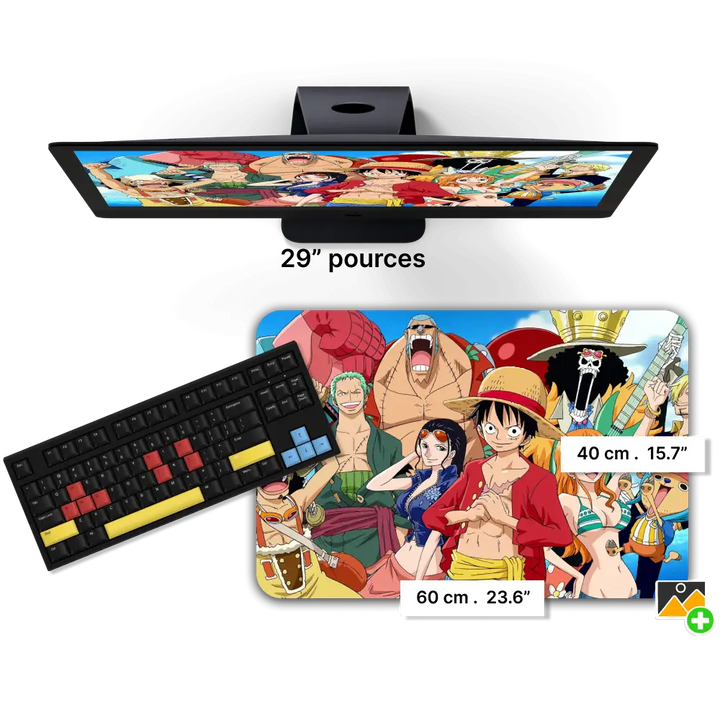 Tapis de Souris Personnalisé<br> 60x40 cm - CrazyWorth